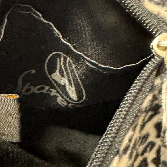 Spare Soles Foldable Flat Shoes Womens 5-6 S Leopard Print Matching Wristlet Bag - Picture 7 of 9